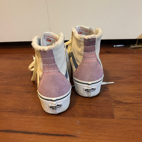 Size 8.5 Multicolored High Top Vans - Picture 5 of 5